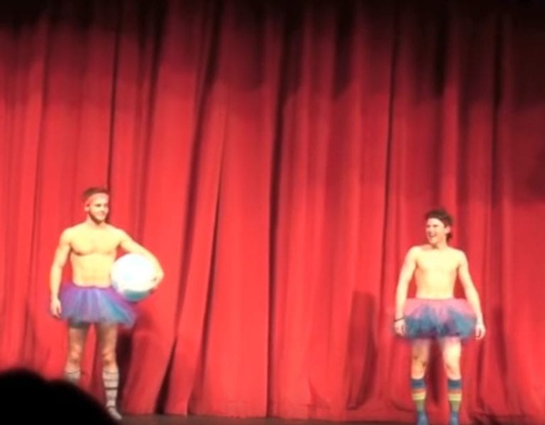 Teen Boys Perform Hilarious “Beach Ball” Dance