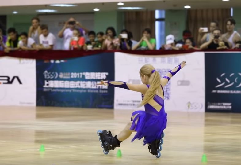 Rollerblader’s expert skills will go down in history