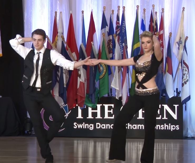 Young Couple Captivate With Intricate Dance Moves