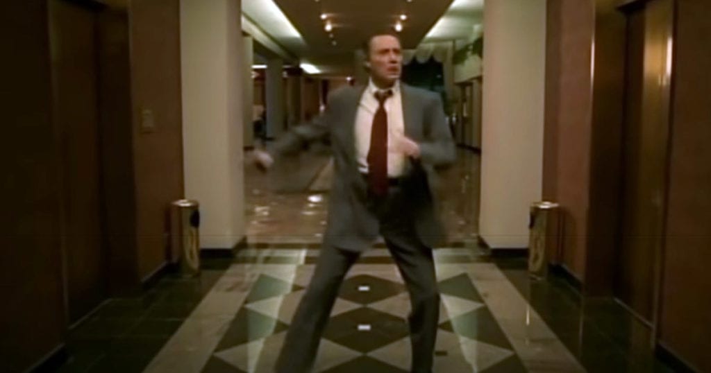Christopher Walken stars in highly original “Weapon of Choice” music video