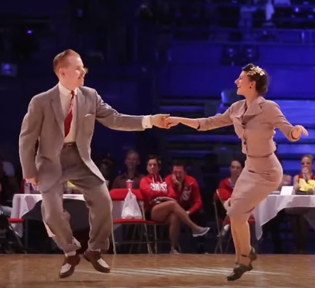 Couple Performs Lightning-Fast Boogie Woogie Dance