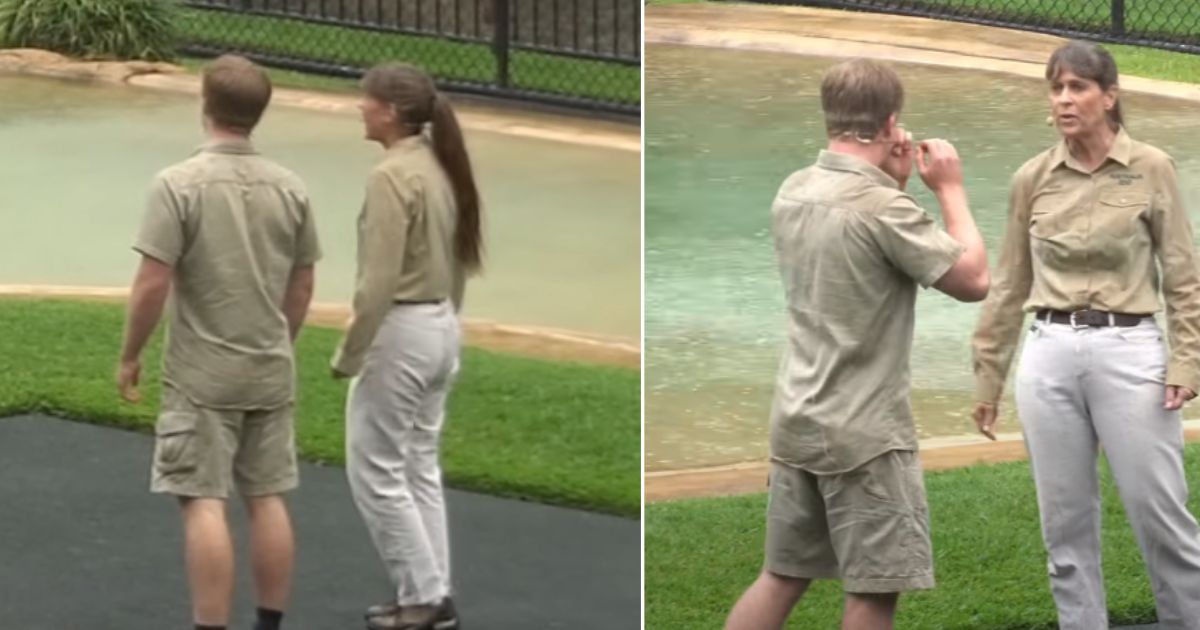 Robert Irwin gets emotional watching 19th-birthday video featuring a