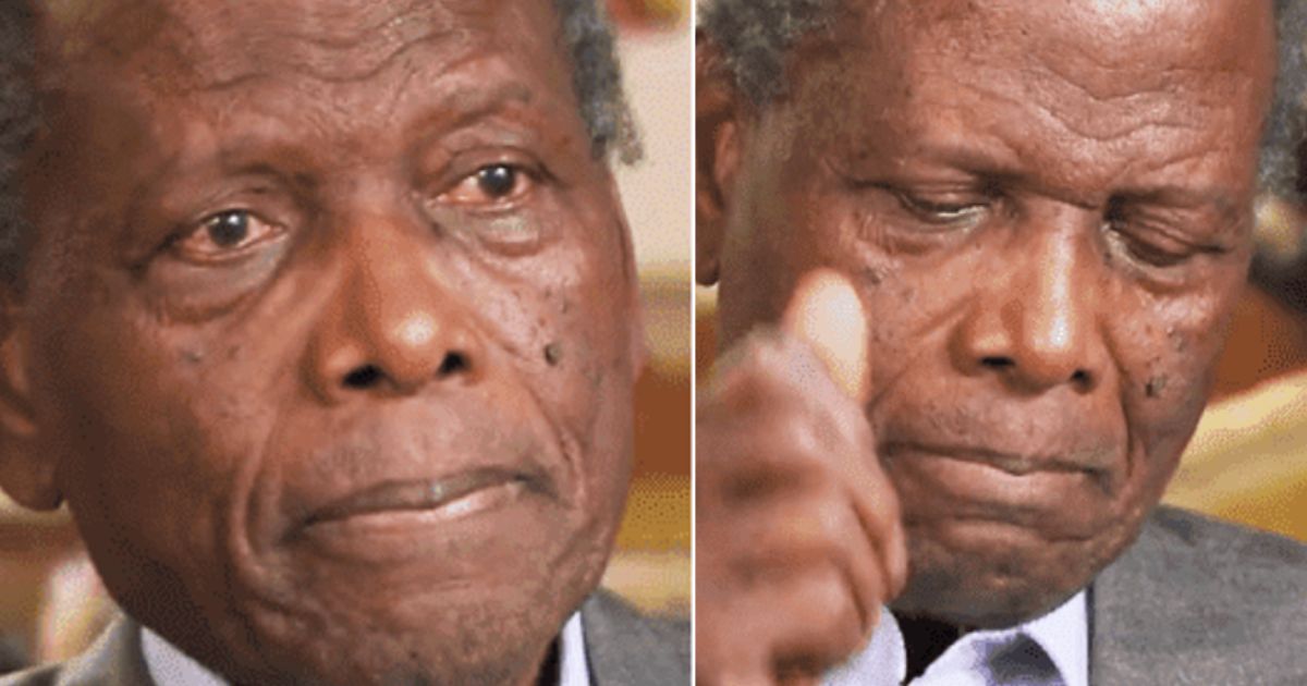 Sidney Poitier gets choked up recalling kind Jewish waiter who taught